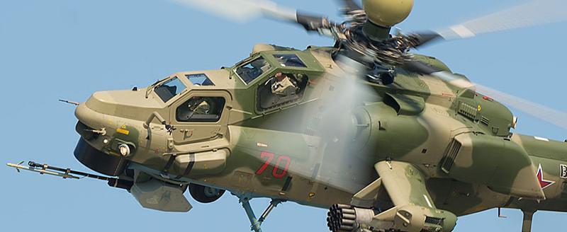 В Крыму разбился военный вертолет Ми-28, два летчика погибли