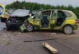 Четыре человека пострадали и один погиб в аварии с двумя такси в Воложинском районе