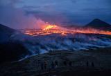Извержение вулкана началось в 30 км от столицы Исландии