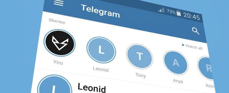 В Telegram появились Stories, правда, не для всех