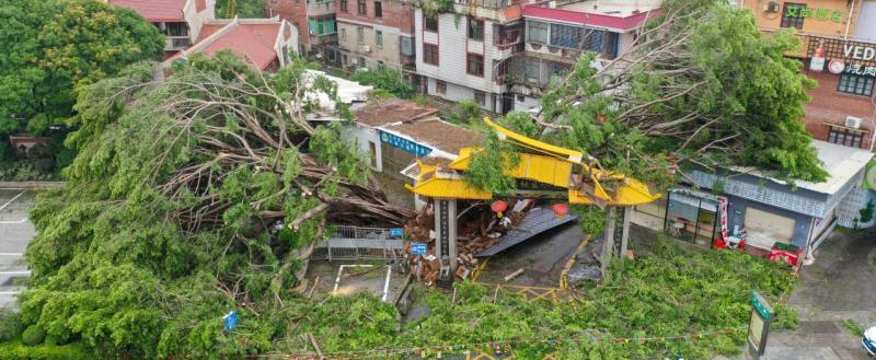 В Китае эвакуировали тысячи людей из-за тайфуна