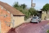2,2 млн литров вина затопили поселок в Португалии