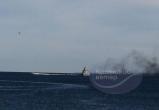 Видео с дымящимся кораблем в Черноморском флоте РФ назвали учениями