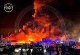 Страшный пожар на рынке в Ростове-на-Дону