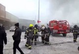 В Москве горит крупнейший рынок, есть пострадавшие