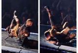 Мадонну уронил со стула танцор на шпильках прямо во время концерта