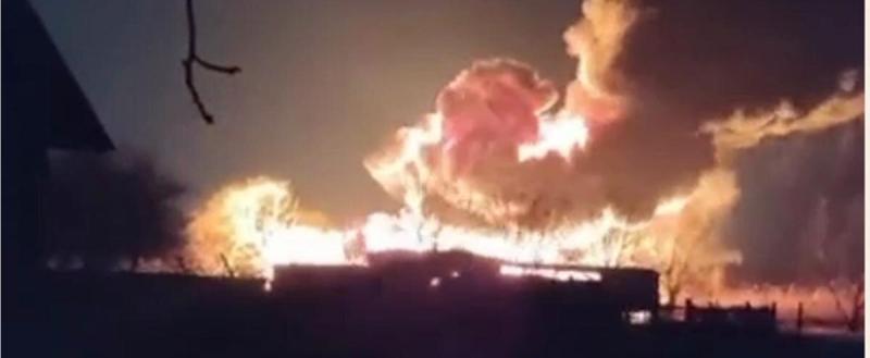 Пожар после крушения летательного аппарата потушили в Краснодарском крае