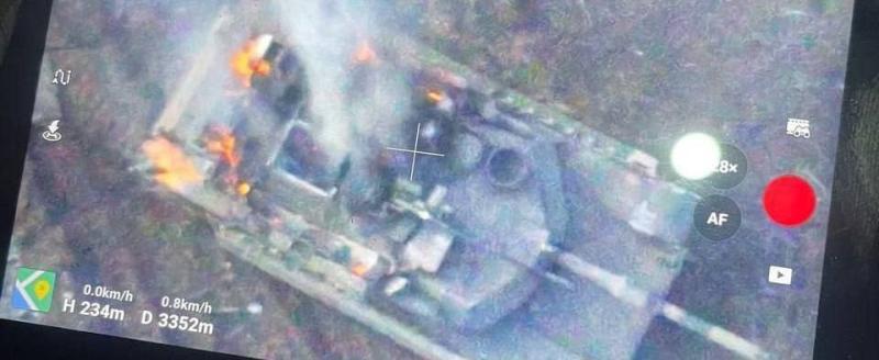 Первый танк Abrams уничтожили российские военные