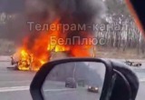 Снаряд ударил по автомобилю в Белгороде, водитель не смог выбраться