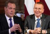 Медведев резко ответил президенту Латвии на призыв уничтожить Россию