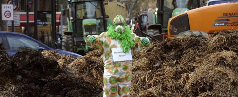 Польские фермеры угрожают чиновникам построить баррикады из навоза