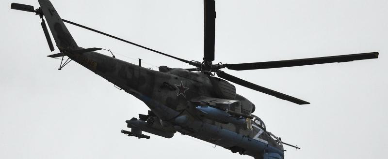 Отказ авиатехники: российский Ми-24 рухнул у побережья Крыма
