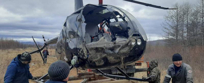 Вертолет попал в аварию при взлете в Забайкалье