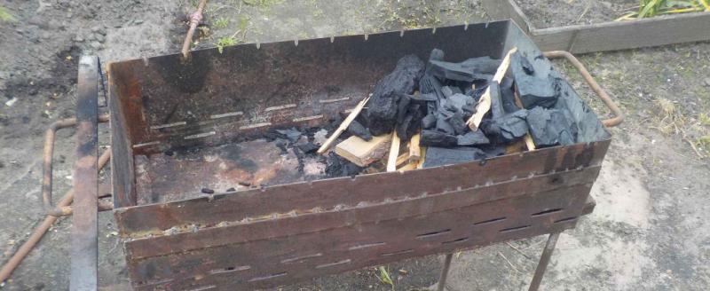 Розжиг мангала закончился ожогами для парня в Бобруйске