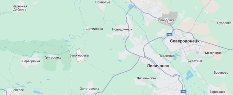 Российские военные заняли Белогоровку в ЛНР