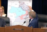 В Конгрессе США показали карту России с зоной, которую могут поразить украинцы