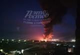 В российском Азове дрон атаковал нефтяной резервуар, начался крупный пожар