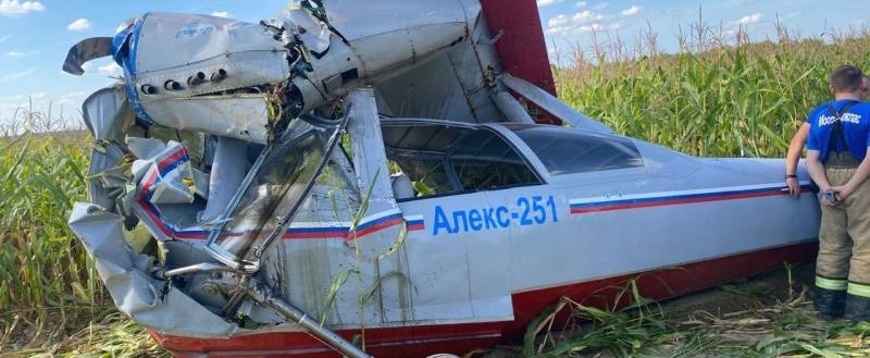 В Подмосковье разбился самолет Ан-2, погибли летчики