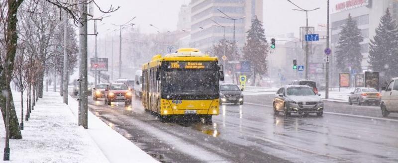 В Минске начались задержки общественного транспорта