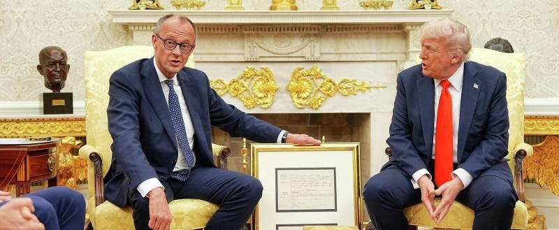 «Не самый приятный день?» — Трамп неловко уколол канцлера Германии