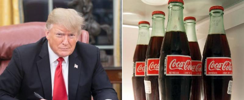 Трамп заявил, что Coca-Cola станет натуральнее
