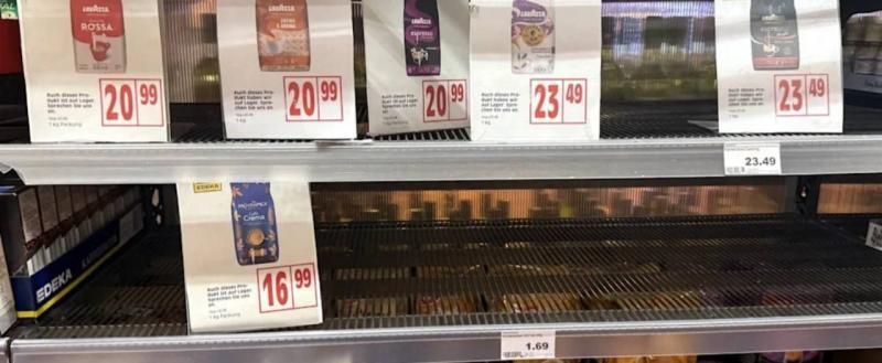В Берлине прячут кофе от покупателей из-за краж