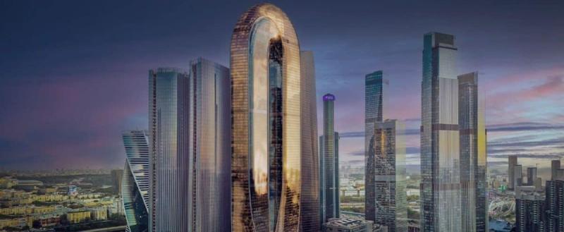 В «Москва-Сити» построят жилой небоскрёб с парком на 338 метрах