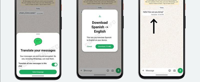 WhatsApp добавил встроенный переводчик сообщений