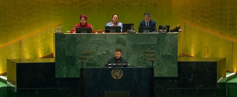 Зеленский поссорился с Грузией и Молдавией на Генассамблее ООН