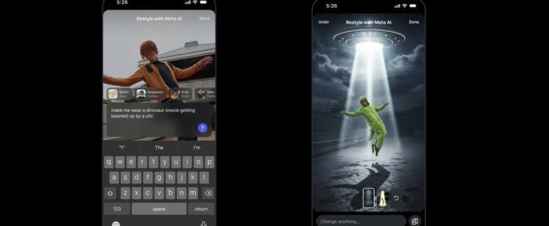 Instagram запустил ИИ-редактор для “Историй”