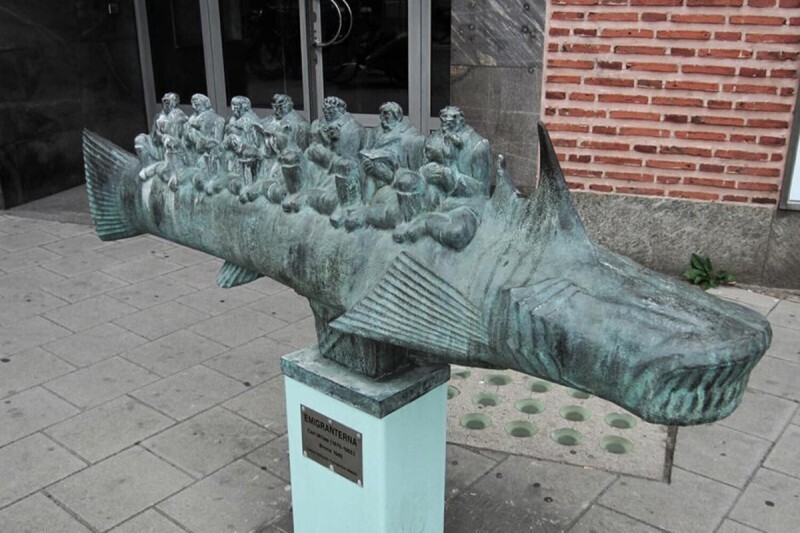 В Швеции украли скульптуру «Эмигранты»