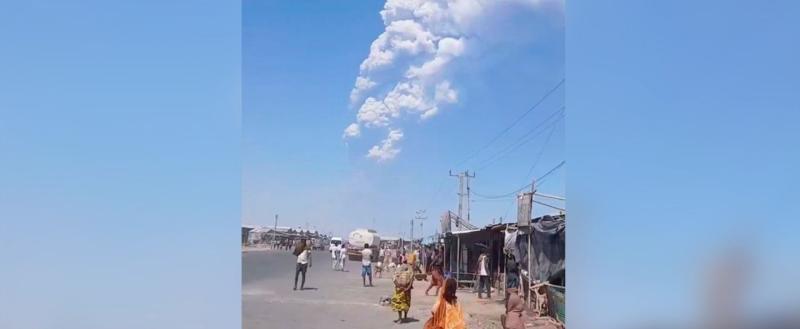 Эфиопский вулкан Хейли-Губи проснулся спустя 10 тысяч лет