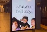 В Нью-Йорке появились баннеры со скандальной рекламой «дизайнерских детей»