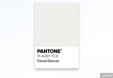 Белый цвет Cloud Dancer назван главным оттенком 2026 года по версии Pantone