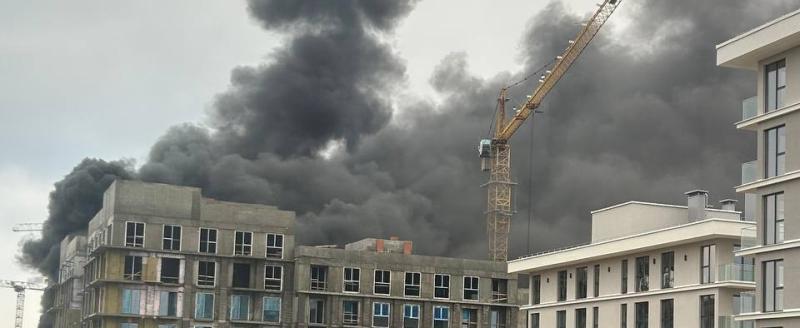 В Минске зафиксированы клубы дыма над «Северным берегом»