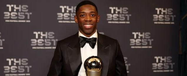 Усман Дембеле стал лучшим игроком сезона 2024/2025 по версии ФИФА