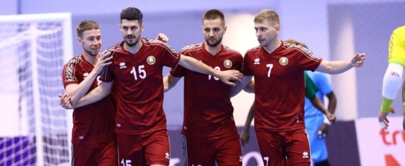 Сборная Беларуси по мини-футболу сыграла вничью со Словакией