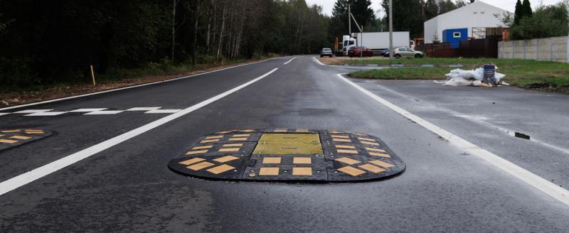 На трассе под Минском появились «умные» неровности или «берлинские подушки»