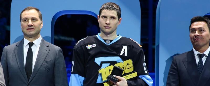 Фовард Минского «Динамо» Вадим Шипачев первым в истории КХЛ набрал 1000 очков