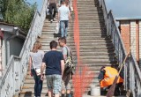 В Бресте начался ремонт пешеходного железнодорожного моста