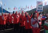 В Пхенчхане состоялась торжественная церемония поднятия флага Беларуси