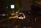 В Бресте на Краснознаменной автомобиль такси сбил нетрезвого велосипедиста