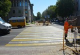 На Ленина в Бресте устанавливают светофор