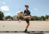 В Бресте прошла выставка футбольной атрибутики