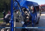Маршрутка влетела в фуру: двое погибли, четверо пострадали (видео)