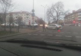 На кольце в Бресте столкнулись две машины