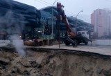В Киеве кипятком затопило крупный торговый центр (видео)