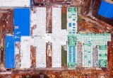 В Китае за 10 дней построили больницу (видео)