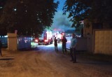 В Бресте спасатели потушили пожар в старом здании (видео)