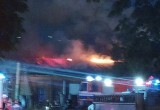 В Бресте спасатели потушили пожар в старом здании (видео)